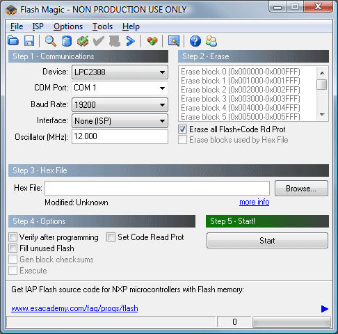 Flash Programming Tool  -  2